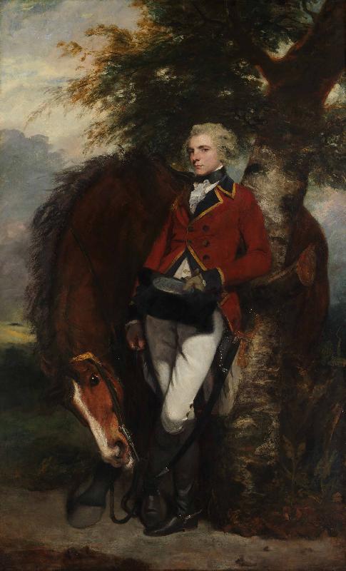 Sir Joshua Reynolds Captain George K H Coussmaker Sweden oil painting art